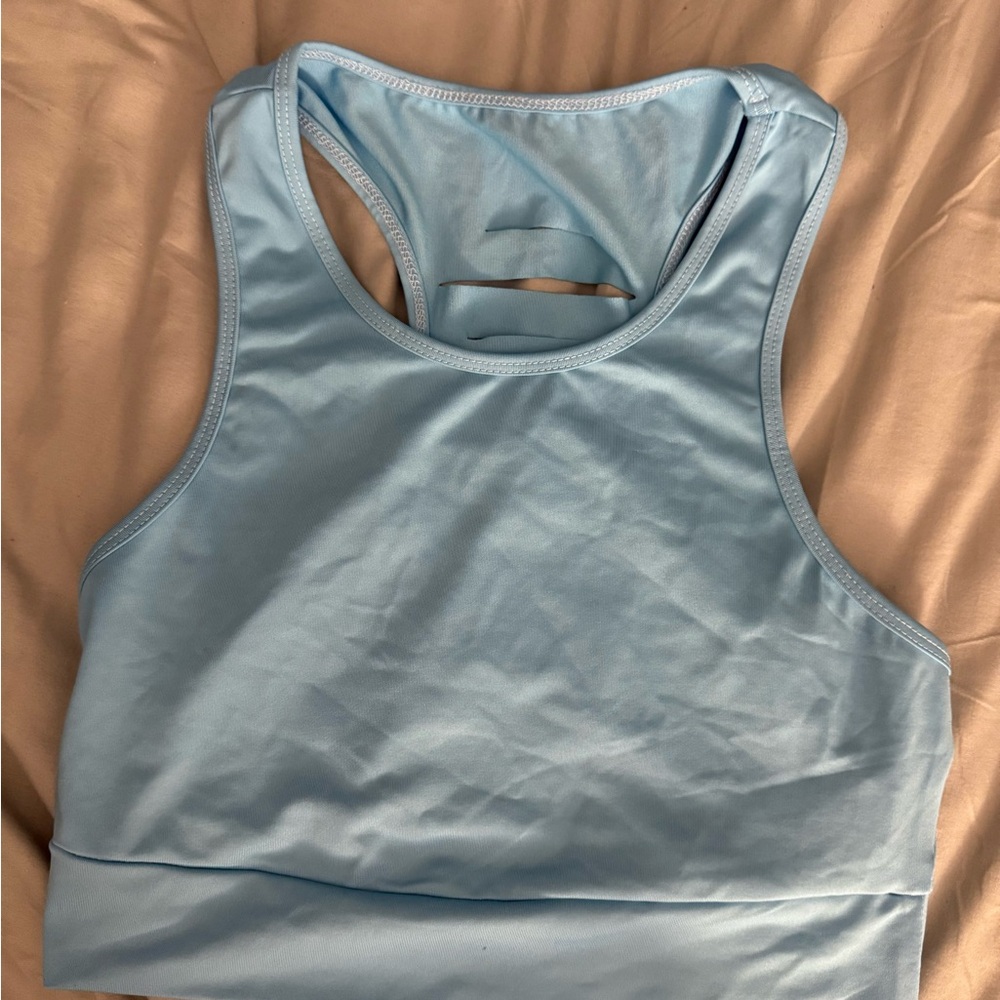 Light Blue Women's Sports Bra